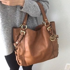 Michael Kors Brown Leather Handbag